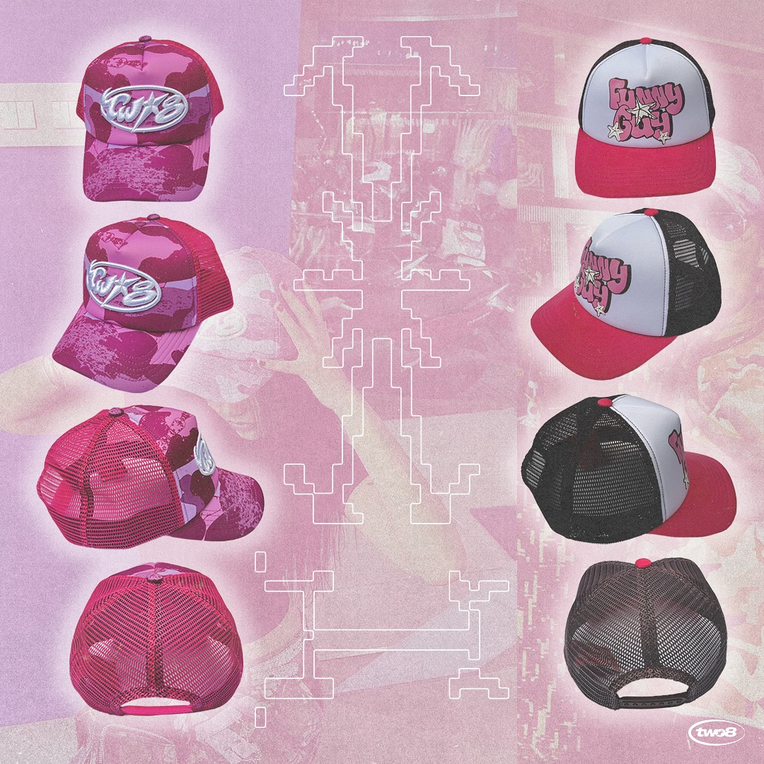 Fresh drop alert 🚨🧢 two8 trucker hats coming this month. 🌍💯
