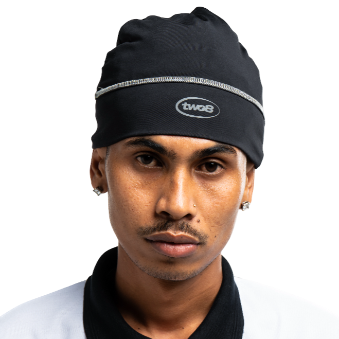 Black Skull Cap