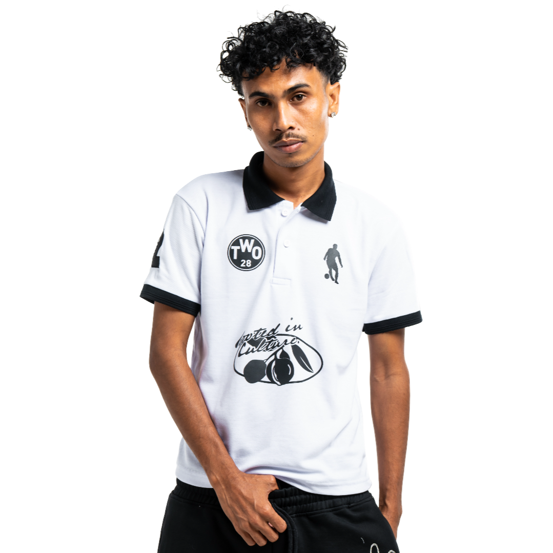 Nutmeg Polo Shirt [White]